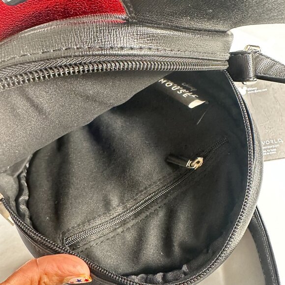 Disney Minnie Mouse Crossbody Purses Mouse Ears Icon Polka Dot Bow Shoulder Bag - Picture 14 of 16